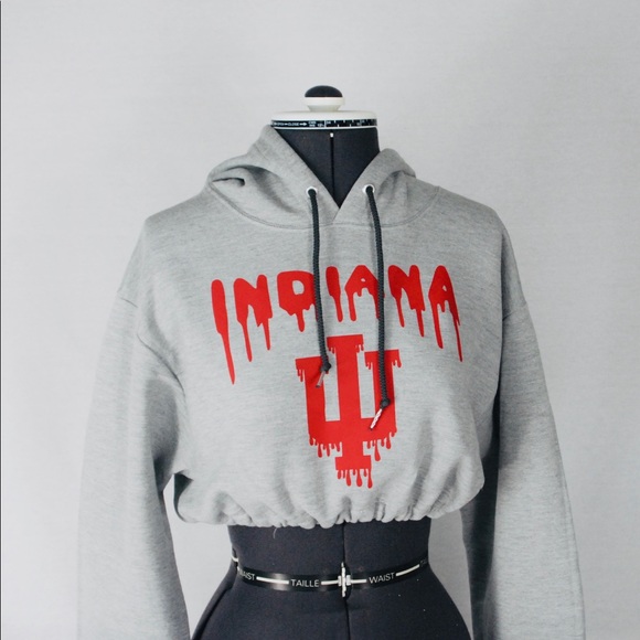 Tops - University of Indiana Crop Sweatshirt
